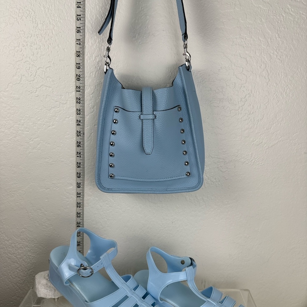 RebeccaMinkoff Regan Leather Crossbody Messenger/JefferyCampbellsandals/Free‎